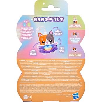 Hasbro nano-mals purrnelope the calico kitty electronic fidget pet, tricolor G1880 / G2209 5010996362452