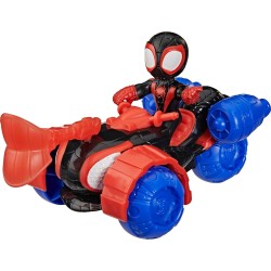 Hasbro spidey and his amazing friends miles spin morales techno-racer toy vehicle  G1952 / G2460 5010996345639