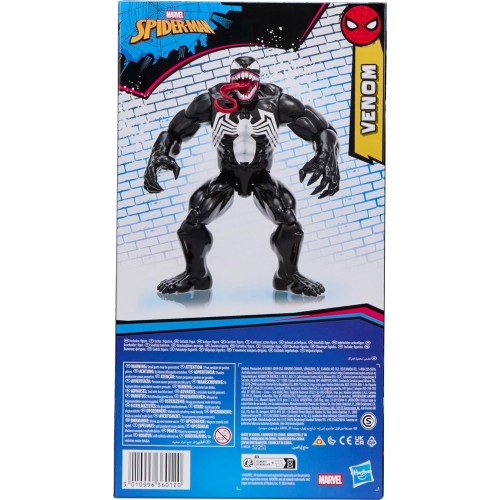 Hasbro spider-man titan series venom deluxe action figure, 30-cm-scale 12 inch sup G2717 5010996360120