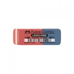 Faber-Castell Fc Γόμα Κόκκινο/Μπλε Rubber Κλασσική 7070-40 187040 9556089770408