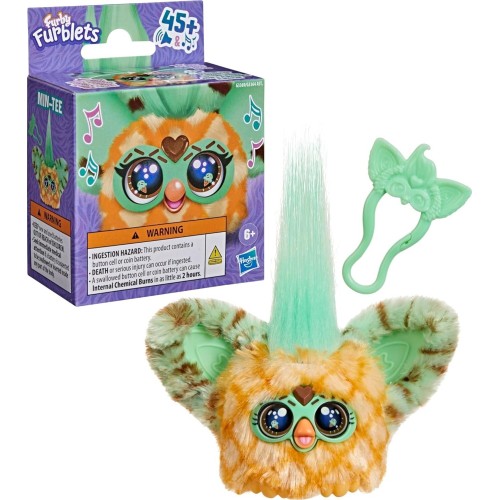 Hasbro furby furblets min-tee  plush, ice cream theme, green, music and sounds, fo G3364 / G3369 5010996373861