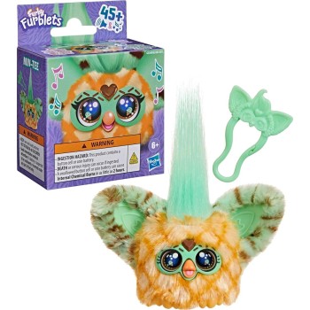 Hasbro furby furblets min-tee  plush, ice cream theme, green, music and sounds, fo G3364 / G3369 5010996373861