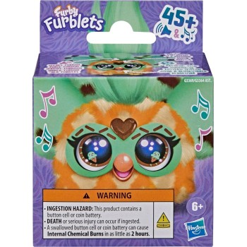 Hasbro furby furblets min-tee  plush, ice cream theme, green, music and sounds, fo G3364 / G3369 5010996373861