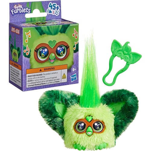 Hasbro furby furblets avo-kah  plush, avocado theme, green, music and sounds, food G3364 / G3367 5010996373847