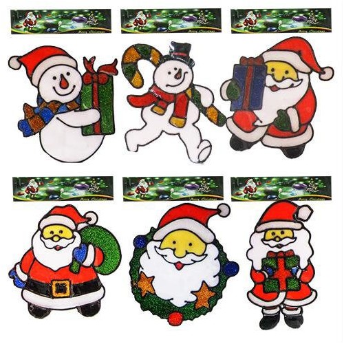 OEM Χριστουγεννιάτικα Αυτοκόλλητα Gelly 21X20cm 930532 0930531000010