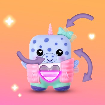 Hasbro nano-mals blubby the narwhal electronic fidget pet G1880 / G2214 5010996362438