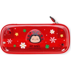 Legami Ladybug Rigid Transparent Pencil Case - Wonderwow ladybug PCR0009 8052694115449