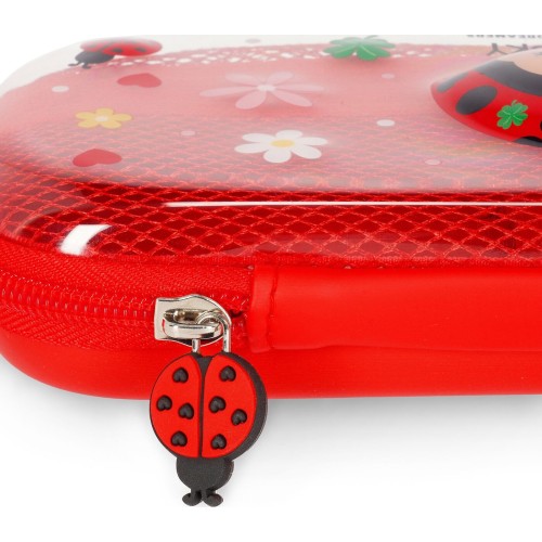 Legami Ladybug Rigid Transparent Pencil Case - Wonderwow ladybug PCR0009 8052694115449