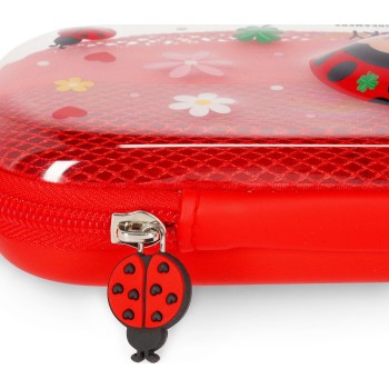 Legami Ladybug Rigid Transparent Pencil Case - Wonderwow ladybug PCR0009 8052694115449