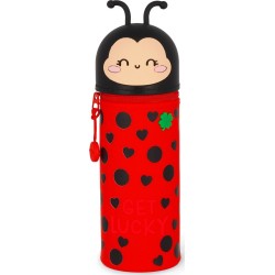Legami Ladybug Get Lucky 2-In-1 Silicone Pencil Case Ladybug KA0024 8052694115364