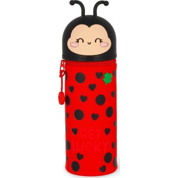 Legami Ladybug Get Lucky 2-In-1 Silicone Pencil Case Ladybug KA0024 8052694115364