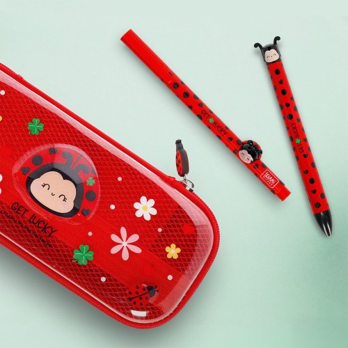 Legami Ladybug Two-Colour Ballpoint Pen - Clickandclack Ladybug CLICK0030 8052694115357