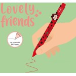Legami Τζελ Στυλό Gel Pen With Get Lucky Ladybug Animal Decoration - Lovely Friends Πασχαλίτσα CPP0027 8052694111700