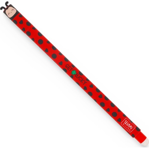 Legami get Lucky Ladybug Erasable Gel Pen - Erasable Pen ladybug EP0074 8052694116347