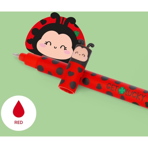 Στυλό Που Σβήνει LEGAMI "Get Lucky" Ladybug - SECRET SPRING SUMMER 2026 1 - 0,7 MM - RED INK EP0074 8052694116347