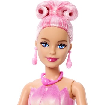 Mattel Barbie Petal Pop Scented Fashion Doll With Pink Tulip Dress, Reveal Accessories Like Bunny & More JMF57 194735375707