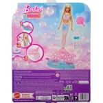 Mattel Barbie Bubble Sparkle Mermaid Doll With Bubble-Making Feature, Includes Bubble Solution & Hairbrush JLW56 194735370436
