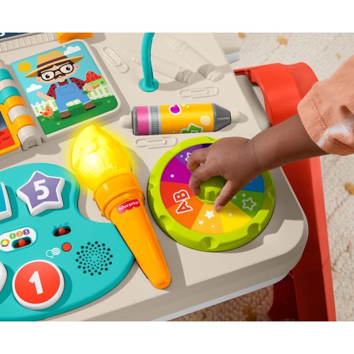 Mattel Fisher-Price Laugh & Learn Smart Stages 4 In 1 Activity Table & Easel JLM96 194735367702