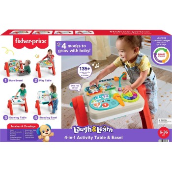 Mattel fisher-price εκπαιδευτικο τραπεζι-πινακας 4-σε-1 JLM96 194735367702