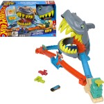 Mattel Hot Wheels City Shark Chomp Beach Playset & 1:64 Scale Die-cast Toy Car, Big Win Moment JHL96 194735335015