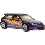 Mattel Hot Wheels Αυτοκινητακια - Αυτοκ/Βιομ Subcompacts Silver Series '99 Honda Civic Type R (EK9) [Purple] JLT20 / JKX57 19473