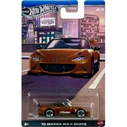 Mattel Hot Wheels Αυτοκινητακια - Αυτοκ/Βιομ Subcompacts Silver Series '15 Mazda MX-5 Miata [Orange] JLT20 / JKX56 194735358854