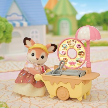 Epoch sylvanian families -  doughnut trolley 5808 5054131058084