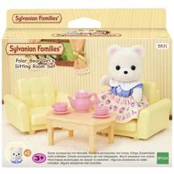 Epoch Sylvanian Families:Polar Bear Girl’S Sitting Room Set 5831 5054131058312