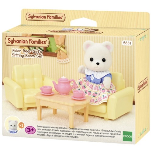 Epoch Sylvanian Families Σετ Δωματίου Κοριτσάκι Πολική Αρκούδα 5831 5054131058312