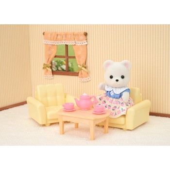 Epoch Sylvanian Families Σετ Δωματίου Κοριτσάκι Πολική Αρκούδα 5831 5054131058312