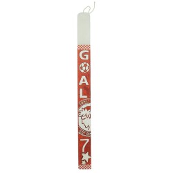 Λαμπάδες Decor Easter Candle Goal 7 Red 26721 5202200080485