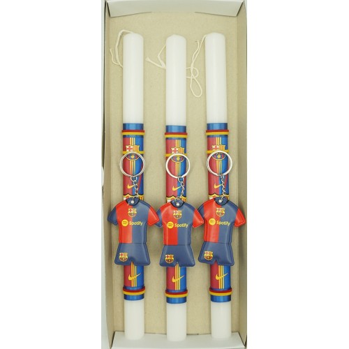 Λαμπάδες Decor Easter Candle Keyring Shirt Barcelona 26919 5202200080409