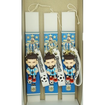 Λαμπάδες Decor Easter Candle Keyring Messi 26909 5202200080362