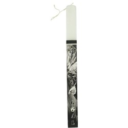 Λαμπάδες Decor Easter Candle Goal 4 Black 26723 5202200080218