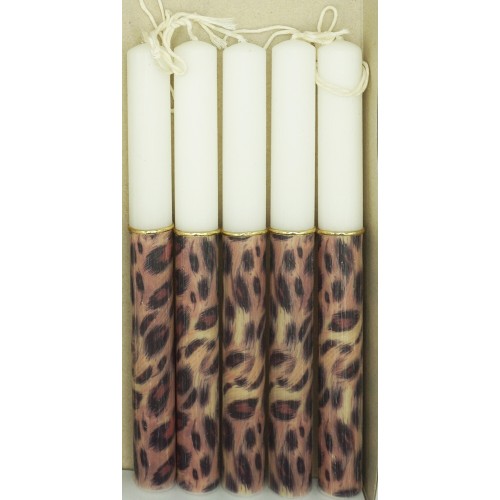 Λαμπάδες Decor Easter Candle Leopar Brown 26053 5202200079939