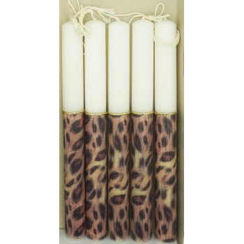 Λαμπάδες Decor Easter Candle Leopar Brown 26053 5202200079939