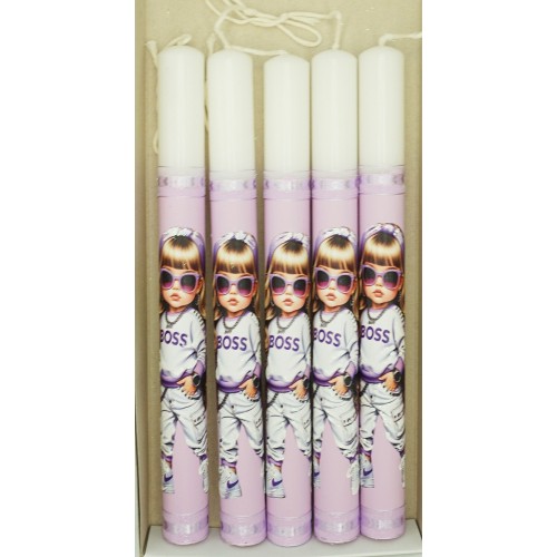 Λαμπάδες Decor Easter Candle Girl BOSS 26306 5202200080034