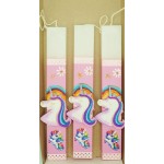 Λαμπάδες Decor Easter Candle Wooden Unicorn 26313 5202200080089