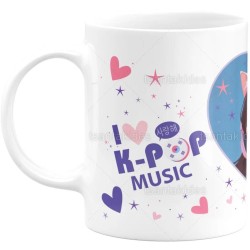 OEM kpop demon hunters Κούπα Κεραμική I love music TS1007 5202200079861