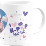 OEM kpop demon hunters Ceramic Mug I love music TS1007 5202200079861
