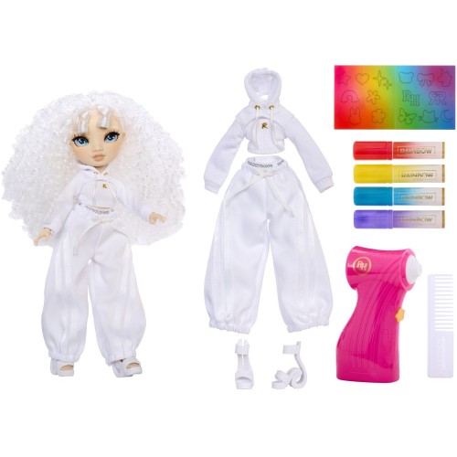 MGA Entertainment Rainbow High AIR-BRUSH ΧΡΩΜΑΤΙΖΩ κούκλα ΠΡΑΣΙΝΑ ΜΑΤΙΑ 543343 035051543343