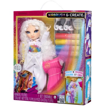 MGA Entertainment Rainbow High Air Brush & Create DIY Fashion Doll  543343 035051543343