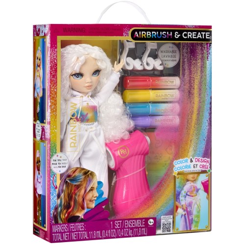 MGA Entertainment Rainbow High Air Brush & Create DIY Fashion Doll  543343 035051543343
