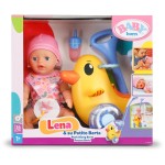 MGA Entertainment Baby born Lena κούκλα 36cm and Berta Παπάκι Περπατούρα 840498 4001167840498
