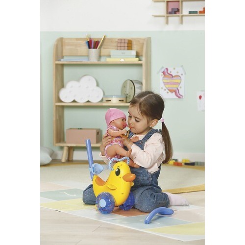 MGA Entertainment BABY BORN LENA BABY 36 CM & BERTA PUSH ALONG 840498 4001167840498