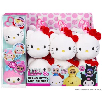 MGA Entertainment L.O.L. Surprise LOL Surprise Loves Hello Kitty And Friends Reversible Plush 249962 035051249962