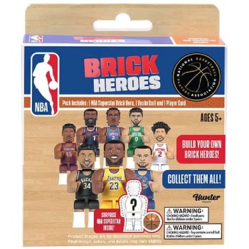 Giochi Preziosi NBA Brick Heroes Μίνι Φιγούρα NBA Superstar Σε Κουτάκι Έκπληξη - Διάφορα Σχέδια NBA00000A 8056379203056