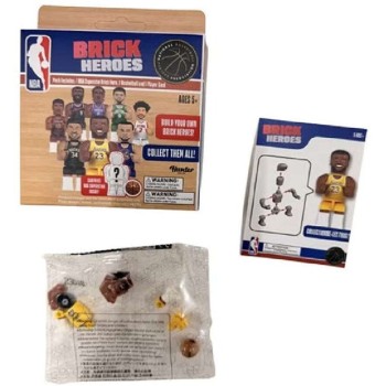 Giochi Preziosi NBA Brick Heroes Μίνι Φιγούρα NBA Superstar Σε Κουτάκι Έκπληξη - Διάφορα Σχέδια NBA00000A 8056379203056