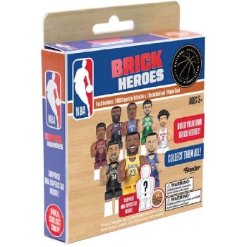 Giochi Preziosi NBA Brick Heroes Surprise Boxed NBA Superstar Minifigure - Various Designs (nba00000) NBA00000A 8056379203056