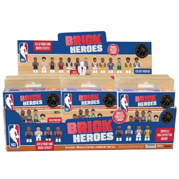 Giochi Preziosi NBA Brick Heroes Μίνι Φιγούρα NBA Superstar Σε Κουτάκι Έκπληξη - Διάφορα Σχέδια NBA00000A 8056379203056